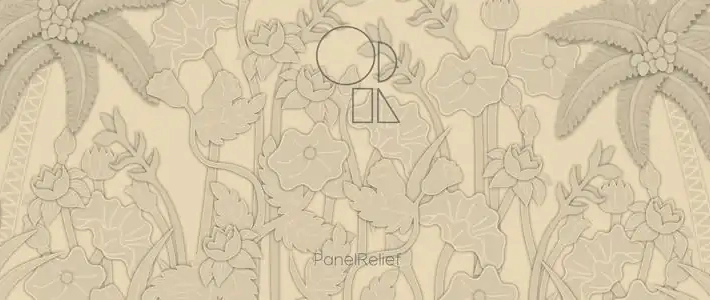 Relief Ukir Motif Flora