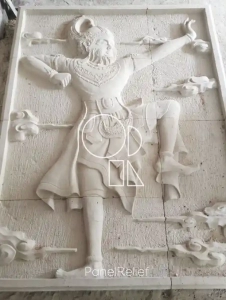 Relief Ukir Motif Wayang